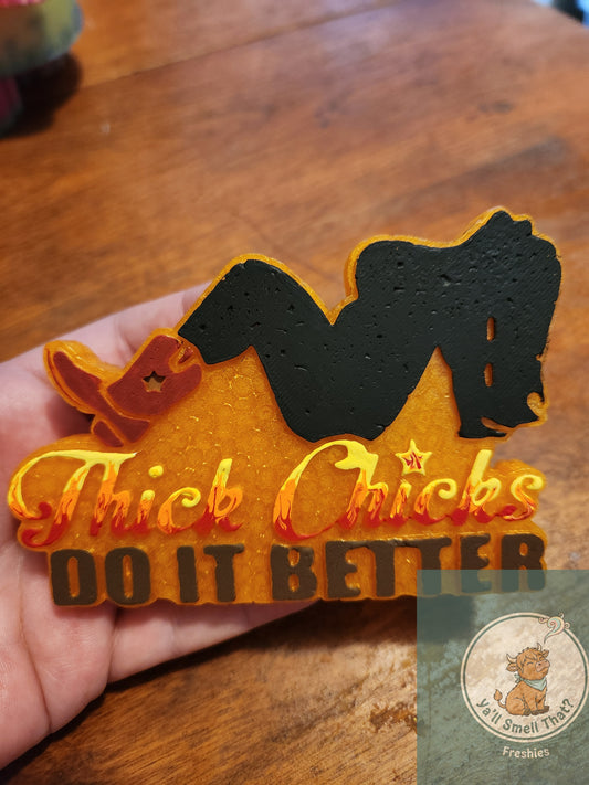 Thick Chicks Do It Better Freshie Mold