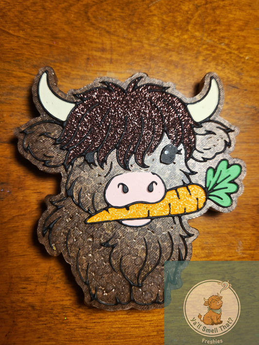 Highland with Carrot Freshie Mold