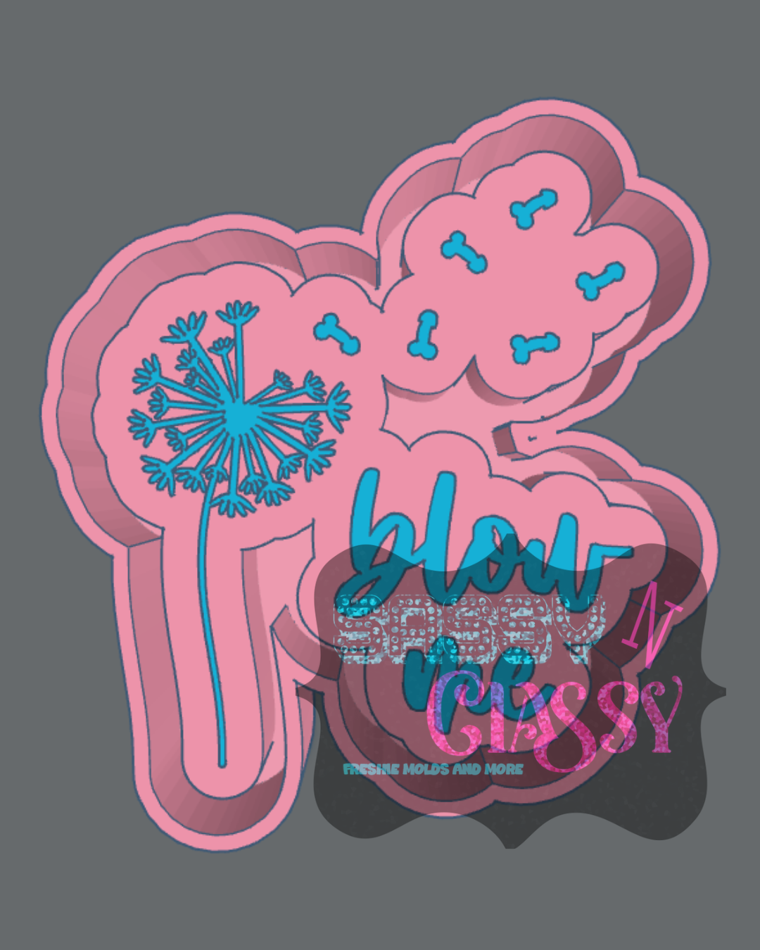 Blow Me Freshie Mold