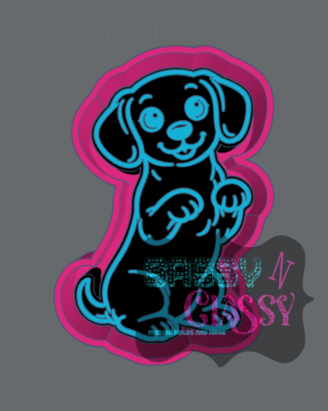 Dachshund Sittin Pretty Freshie Mold