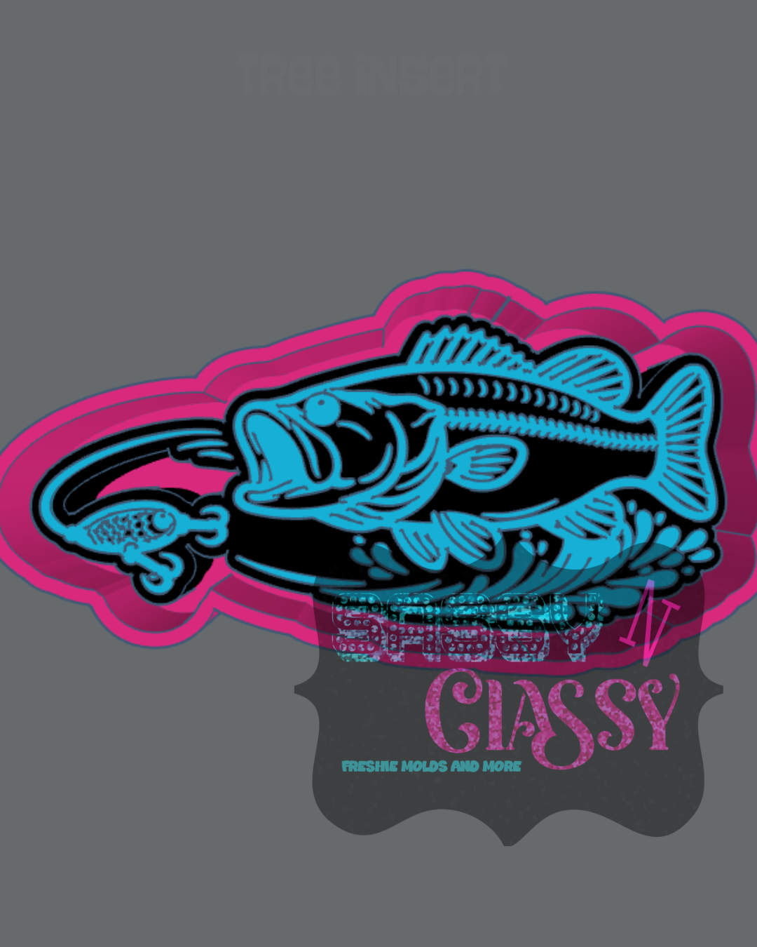 Bass Fishing Freshie Mold