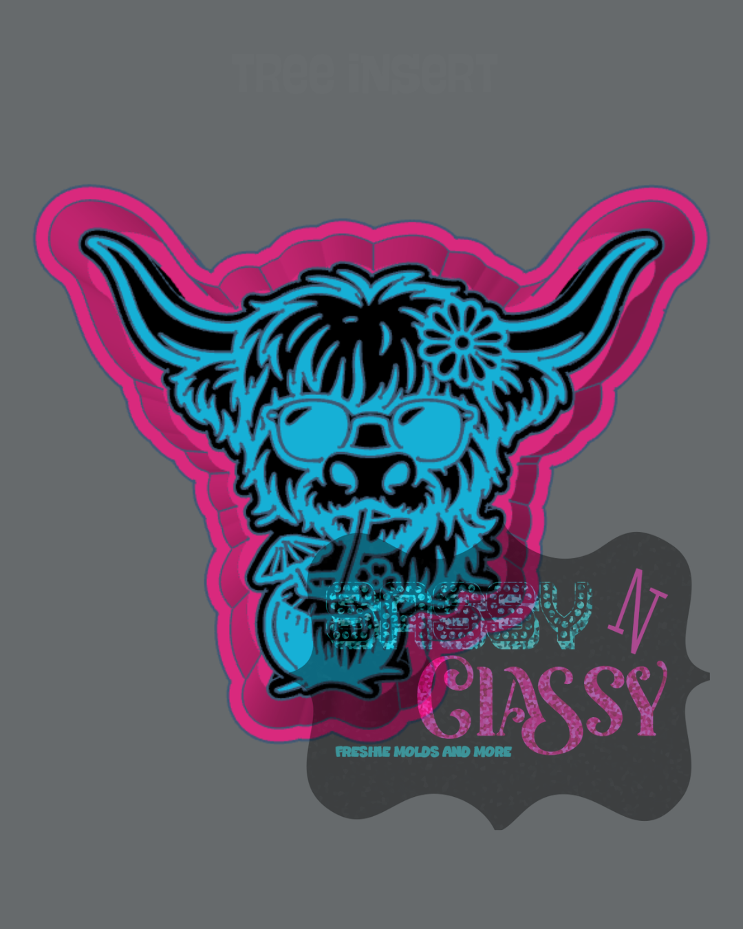 Summer Highland Freshie Mold