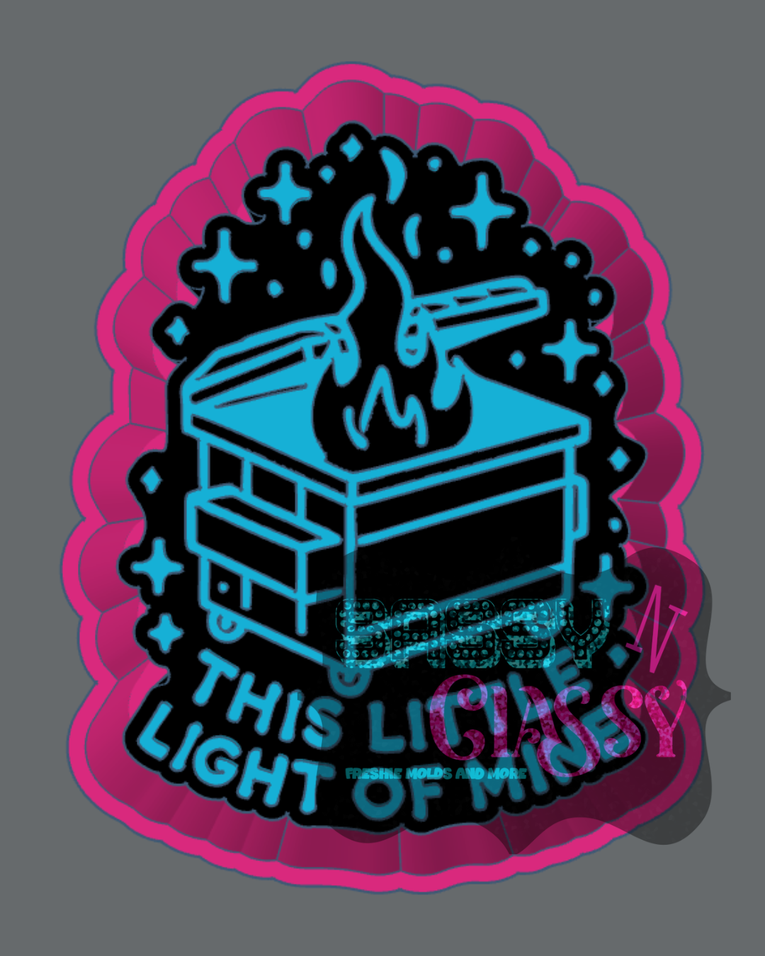 This Little Light of Mine Freshie Mold