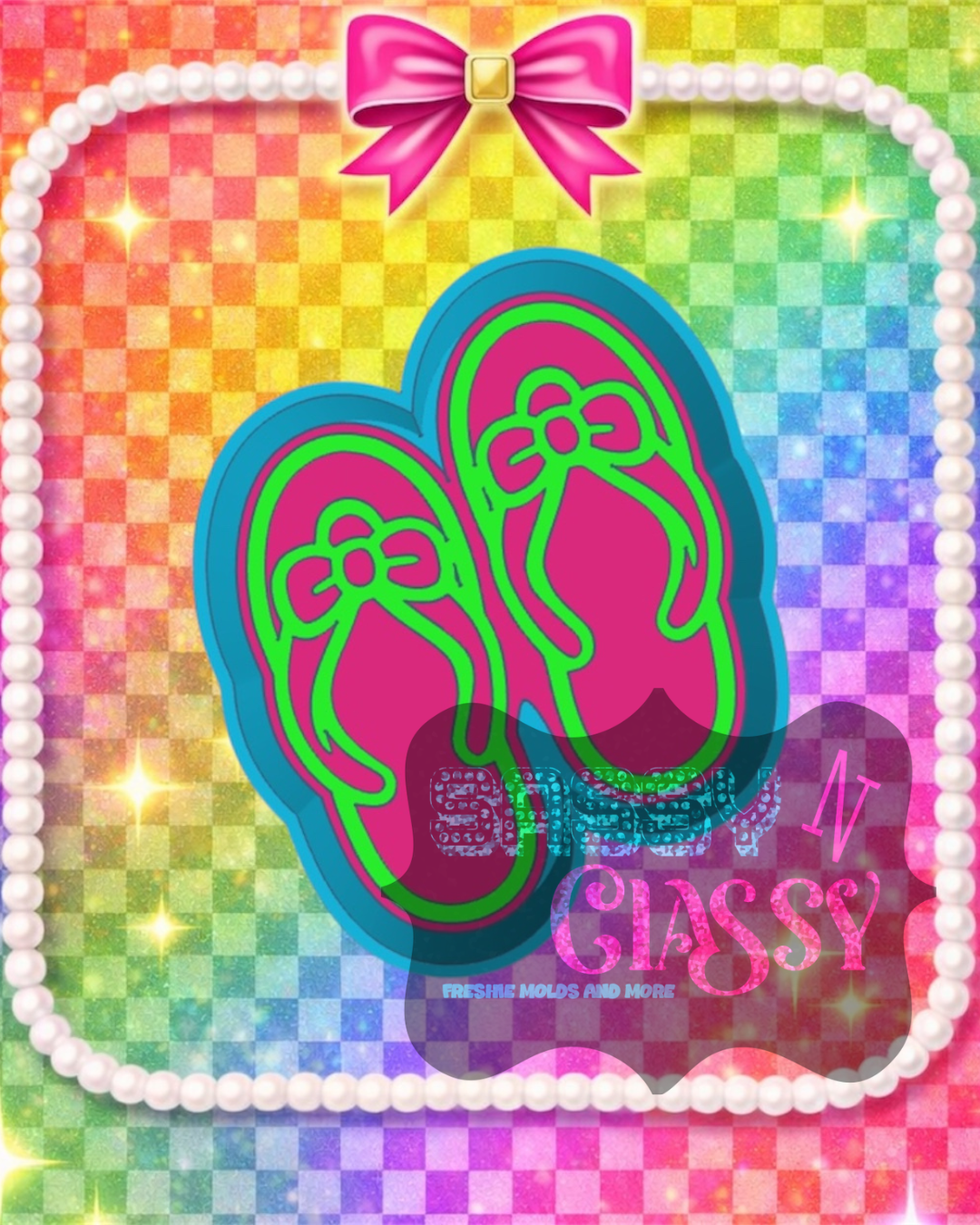 Flip Flops Freshie Mold