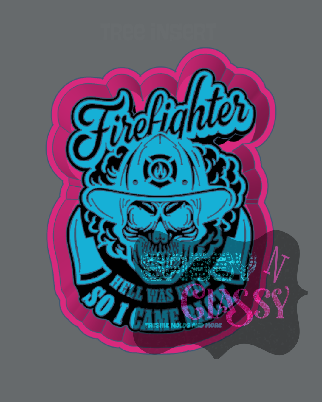 Firefighter Freshie Mold