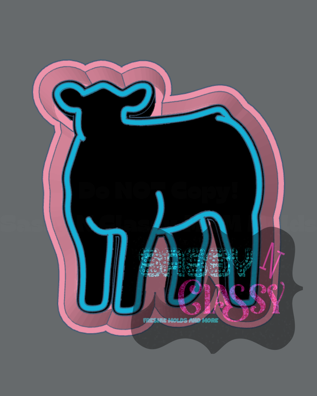 Steer Freshie Mold