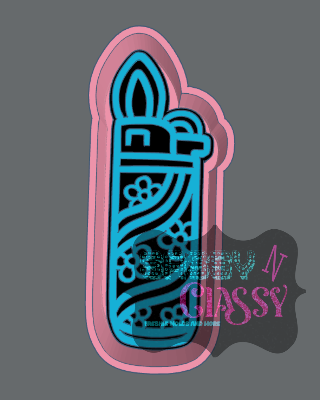 Groovy Lighter Housing *not a mold*