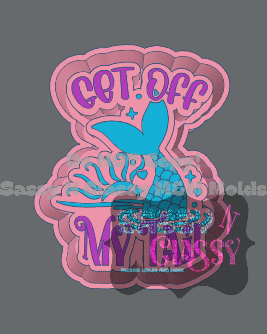 Get Off My Tail STL ***digital file, not a mold***