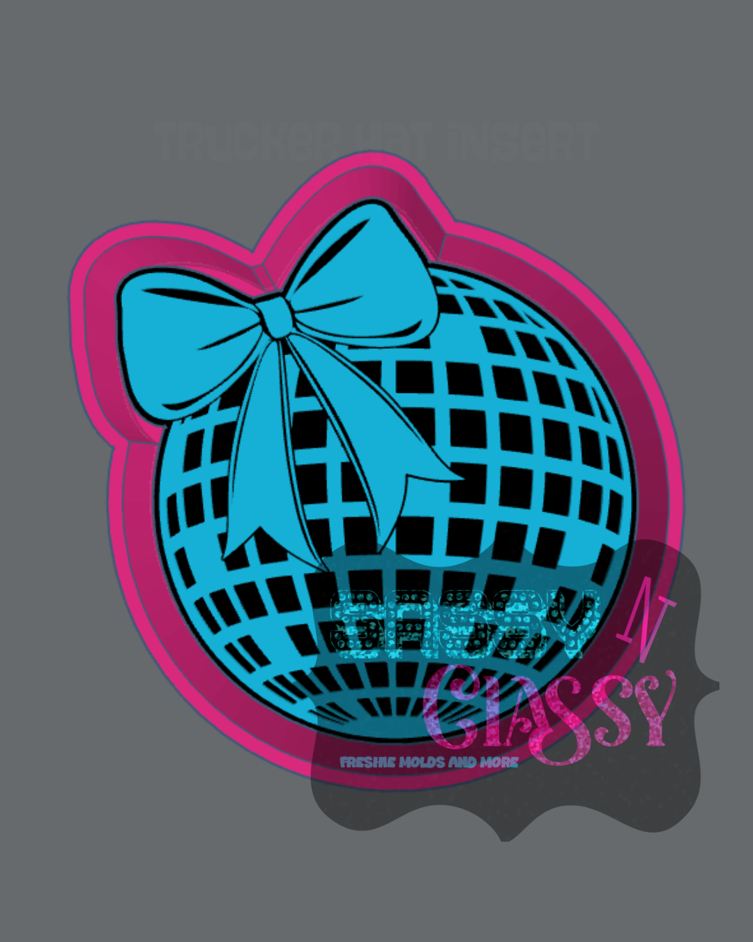 Disco Ball with Bow Housing *not a mold*