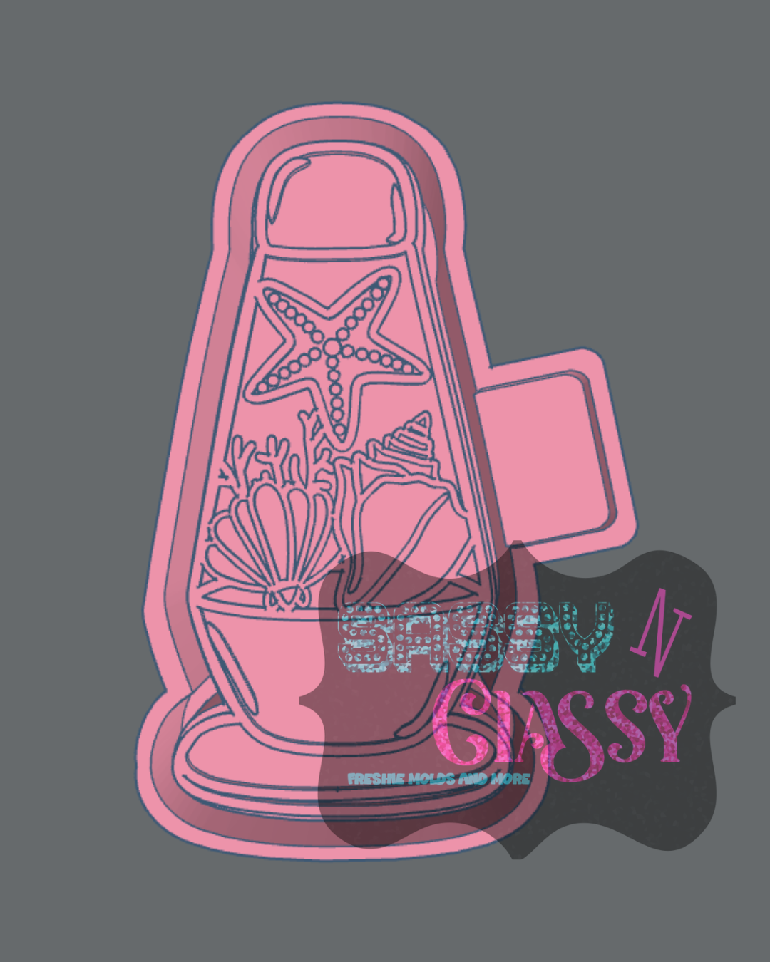 Ocean Lava Lamp Freshie Mold Housing