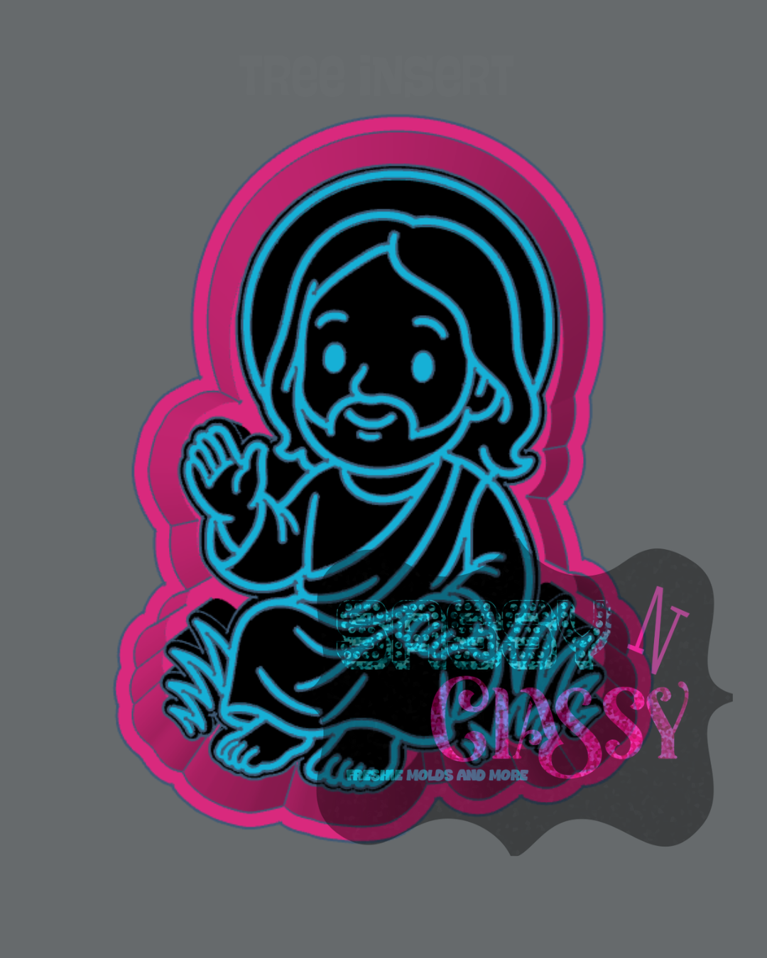 Jesus Freshie Mold