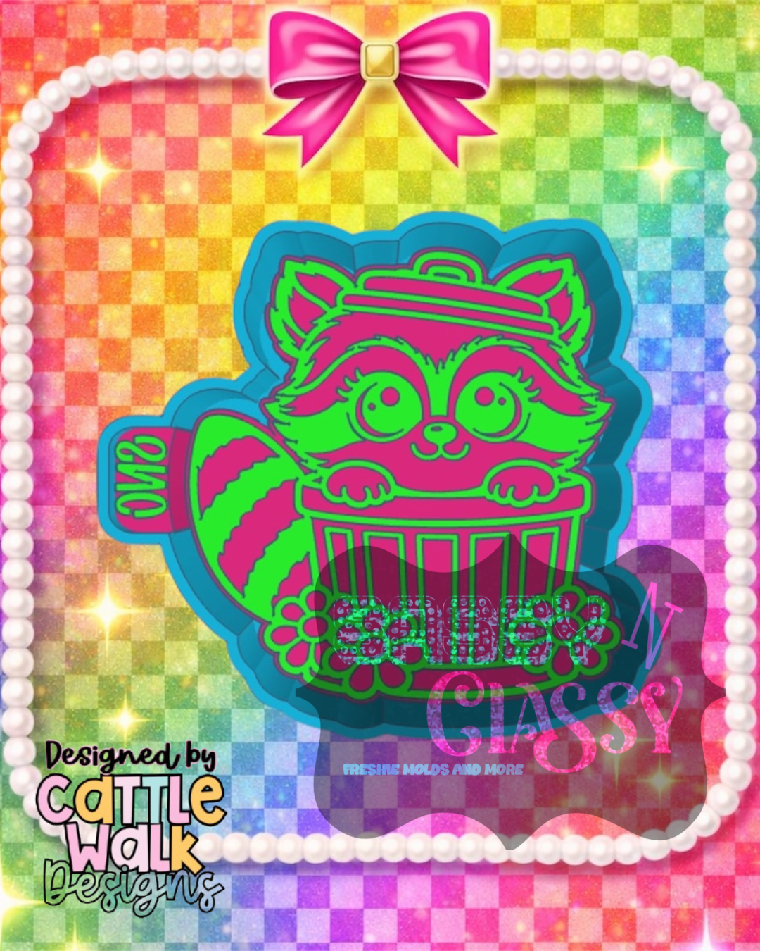 Trash Panda Freshie Mold