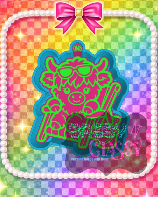 Beach Chair Highland Freshie Mold