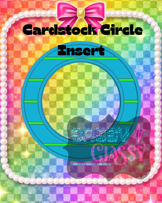 Cardstock Circle Insert Set