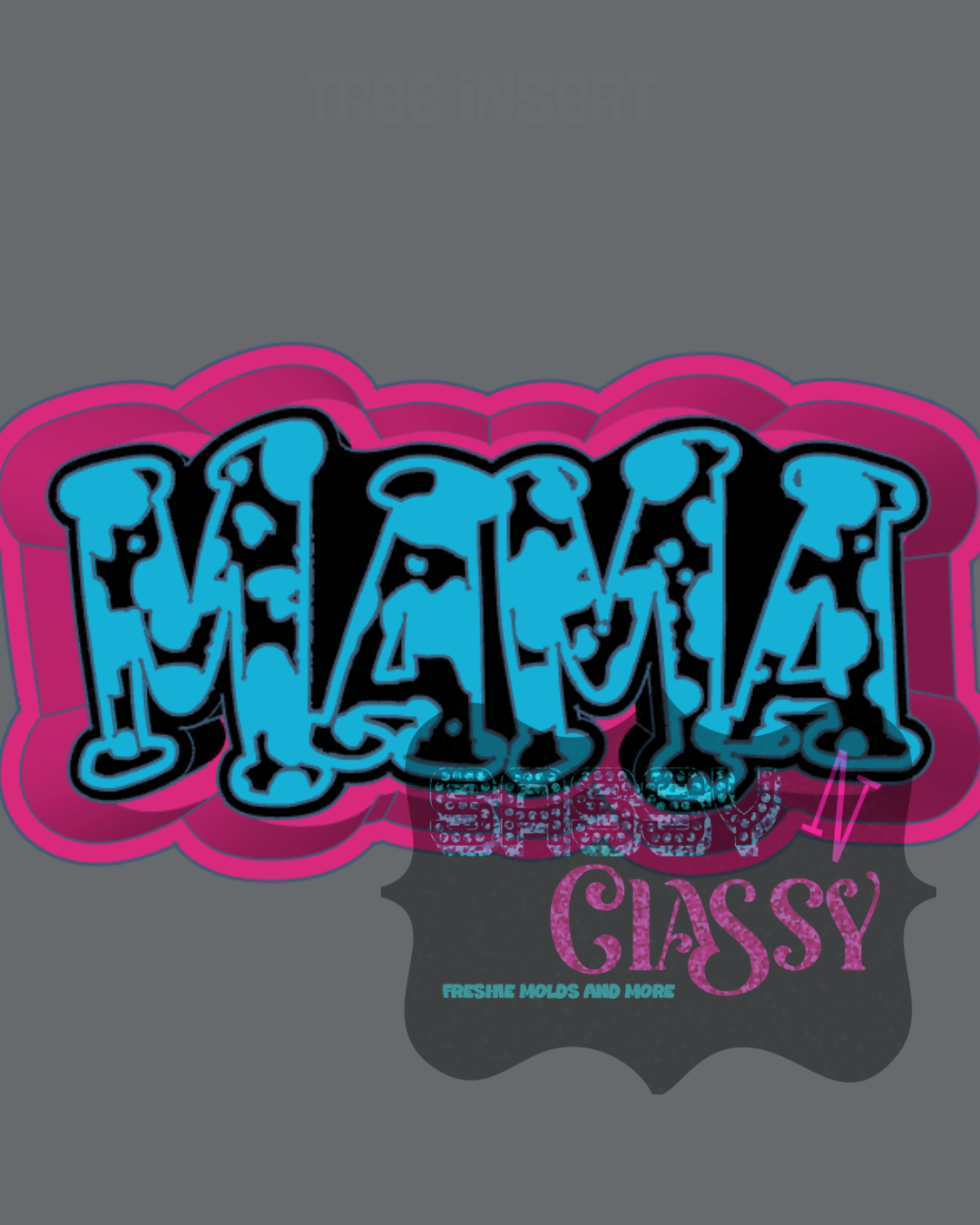 Cowprint Mama Freshie Mold