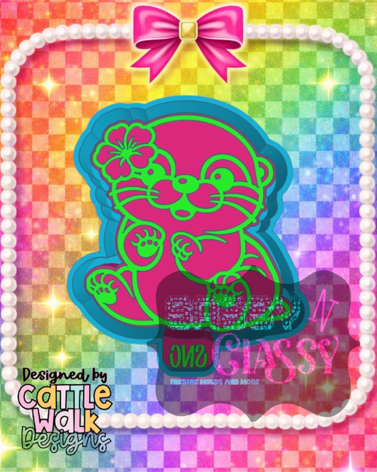 Hibiscus Otter Freshie Mold