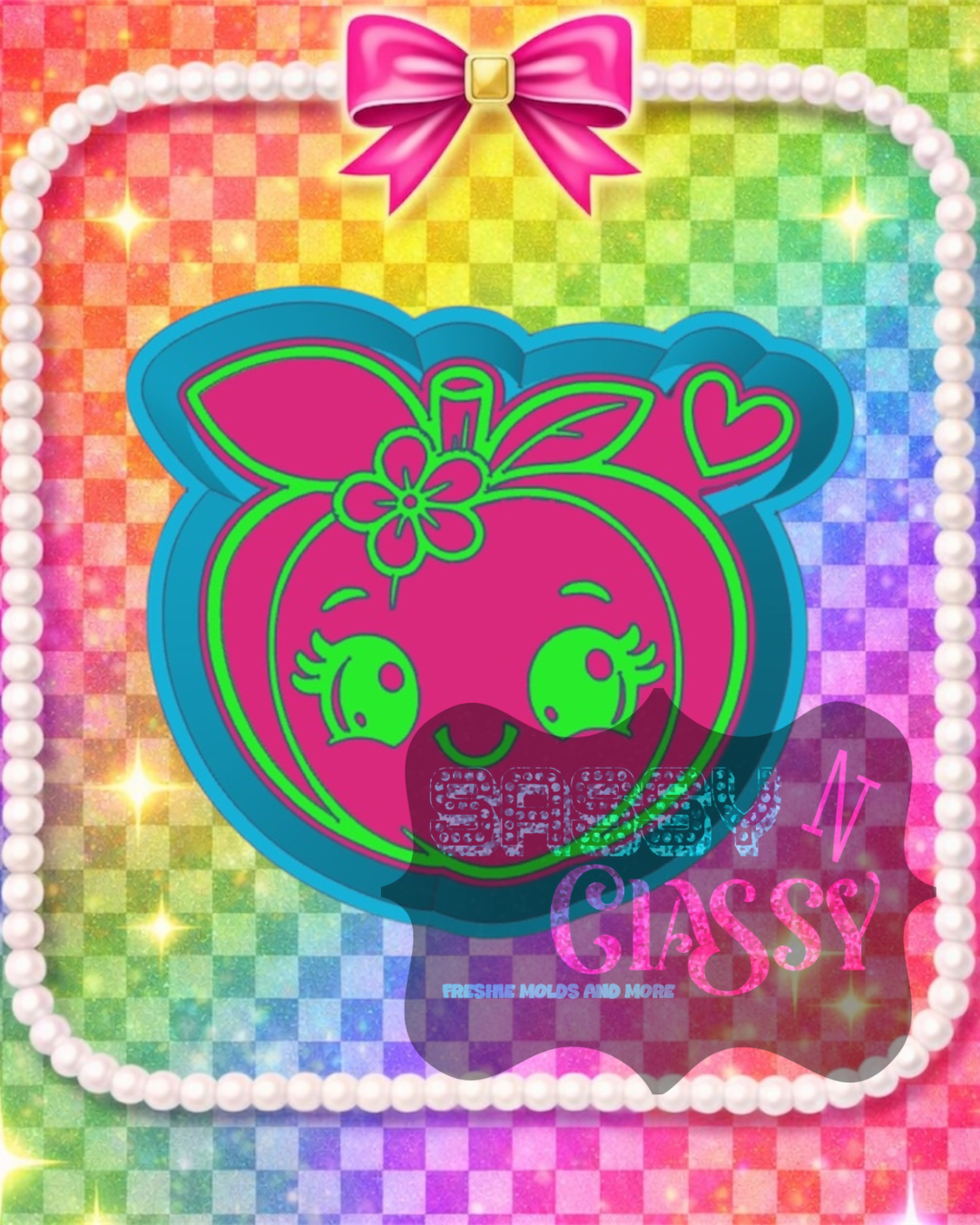 Cute Peach Freshie Mold