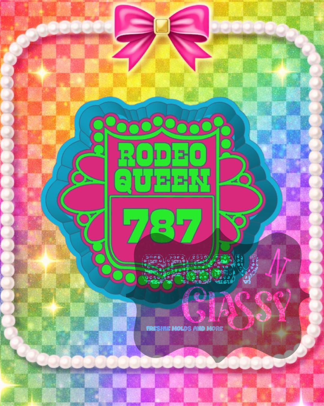 Rodeo Queen Freshie Mold