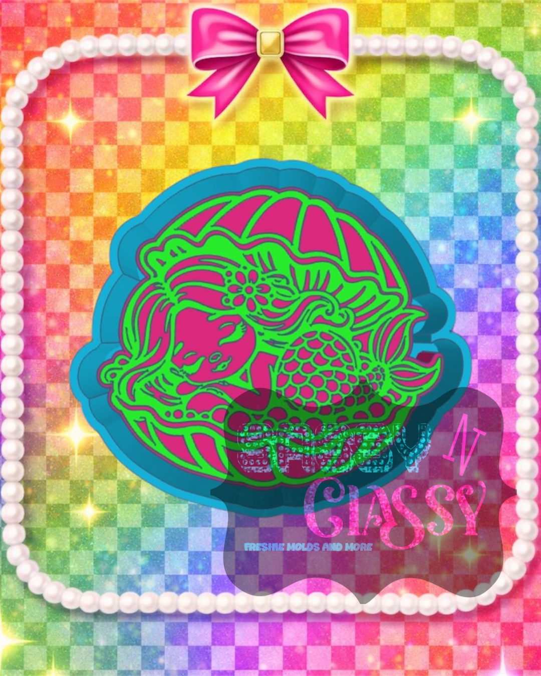 Sleeping Mermaid Freshie Mold