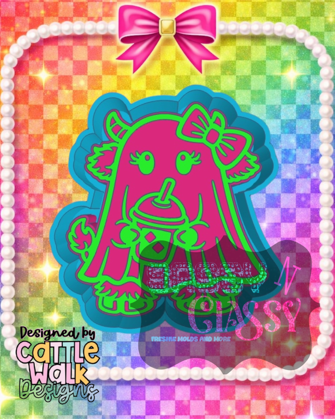 Ghost Highland Freshie Mold