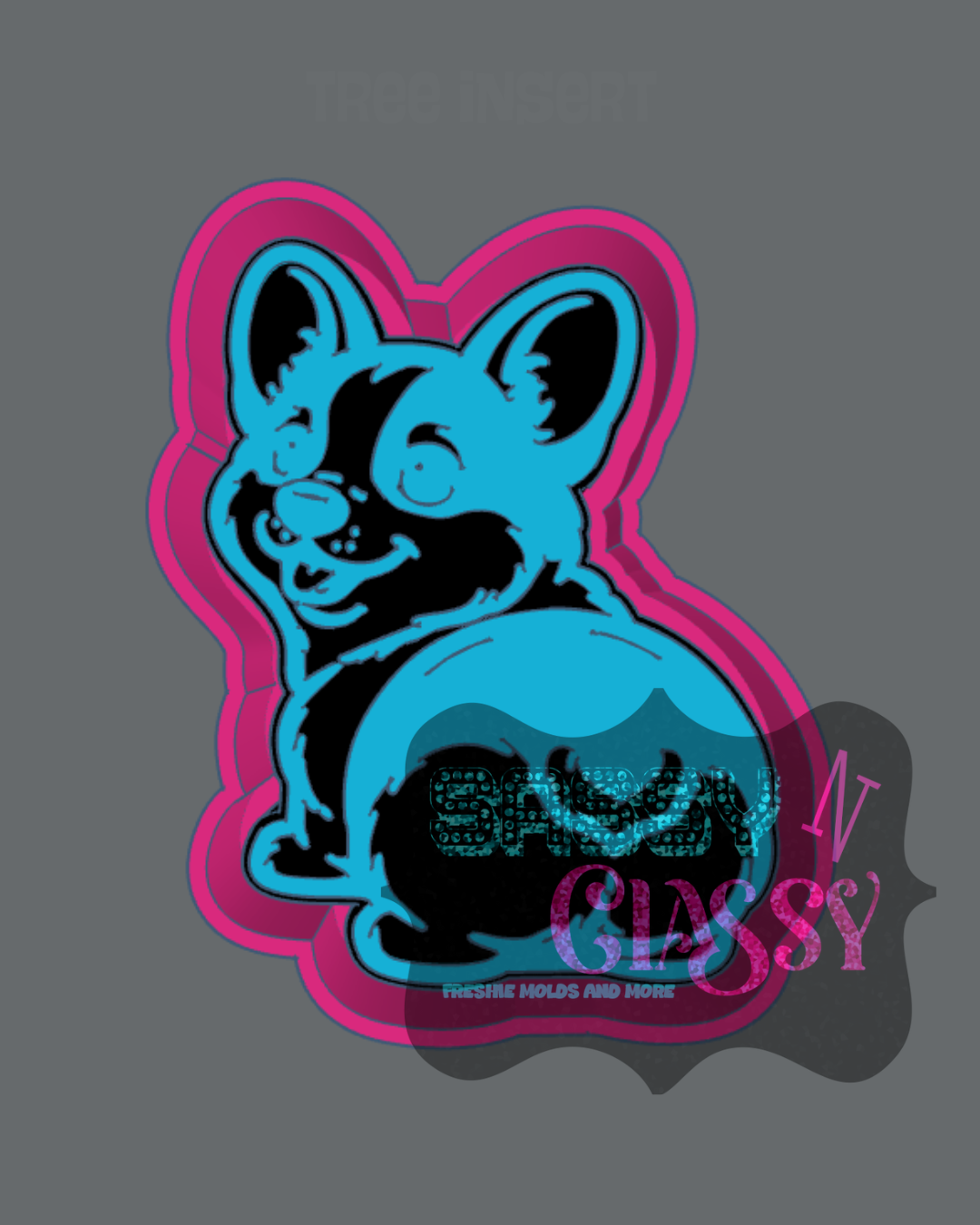 Corgi Butt Freshie Mold