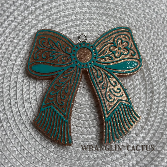Tooled Fringe Bow Freshie Mold