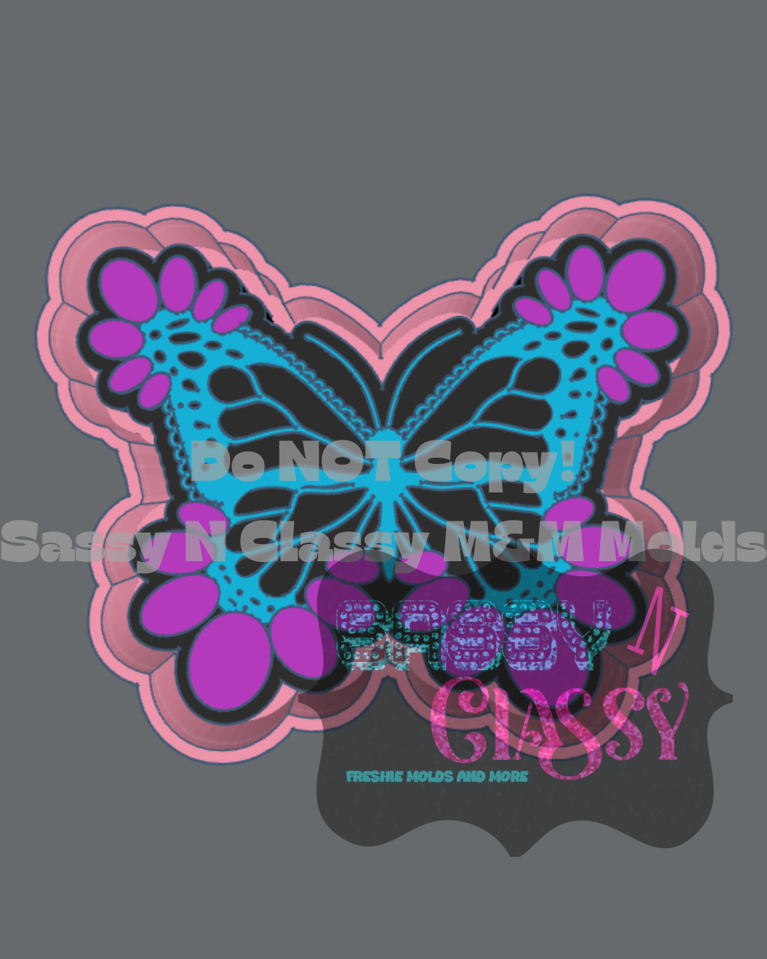 Turquoise Butterfly Housing ***SNC Exclusive*** *not a mold*