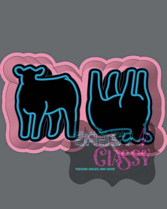 Cow Vent Freshie Mold