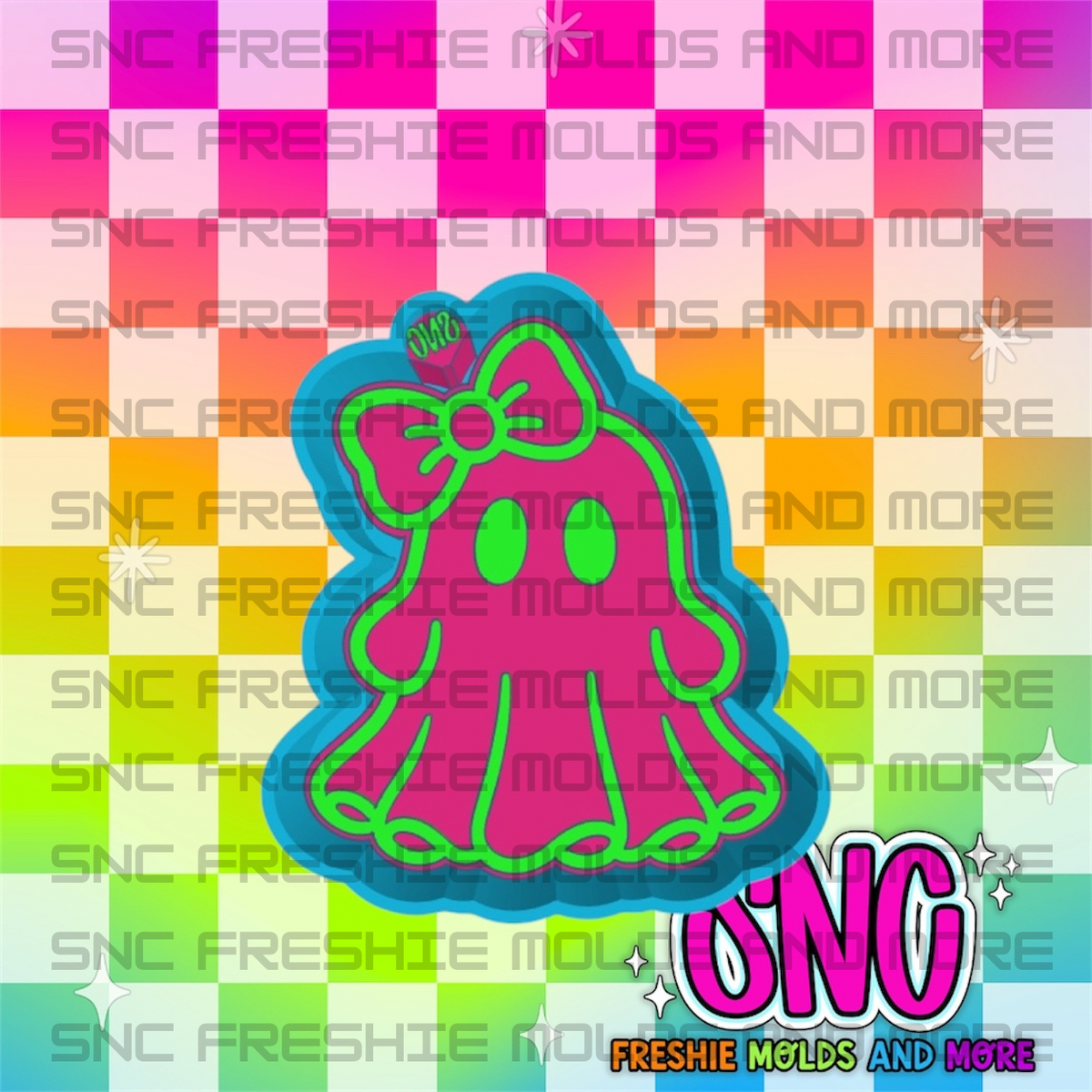 Pretty Ghost Freshie Mold