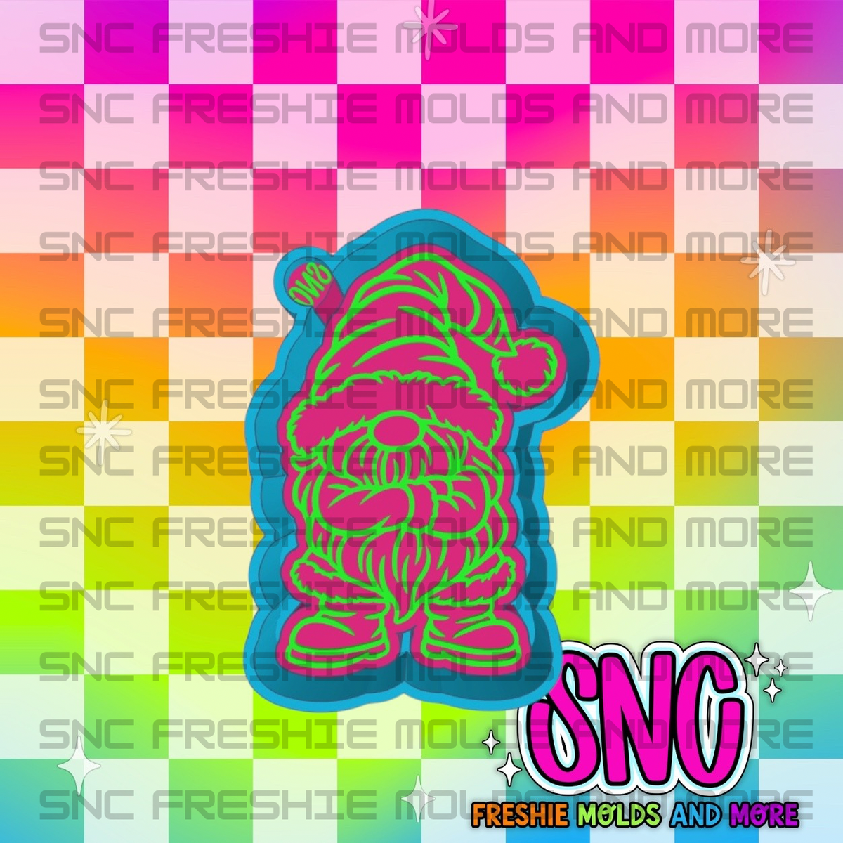 Sassy Gnome Freshie Mold
