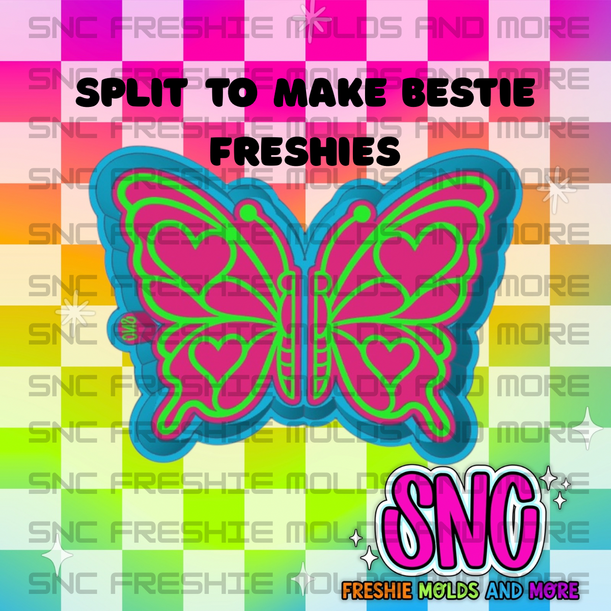 Bestie Butterfly Freshie Mold