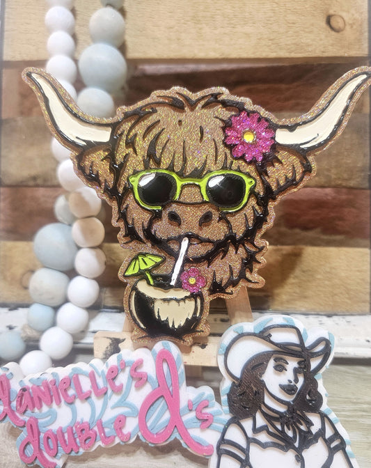 Summer Highland Freshie Mold