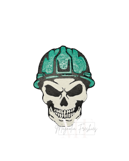 Hard Hat Skull Freshie Mold