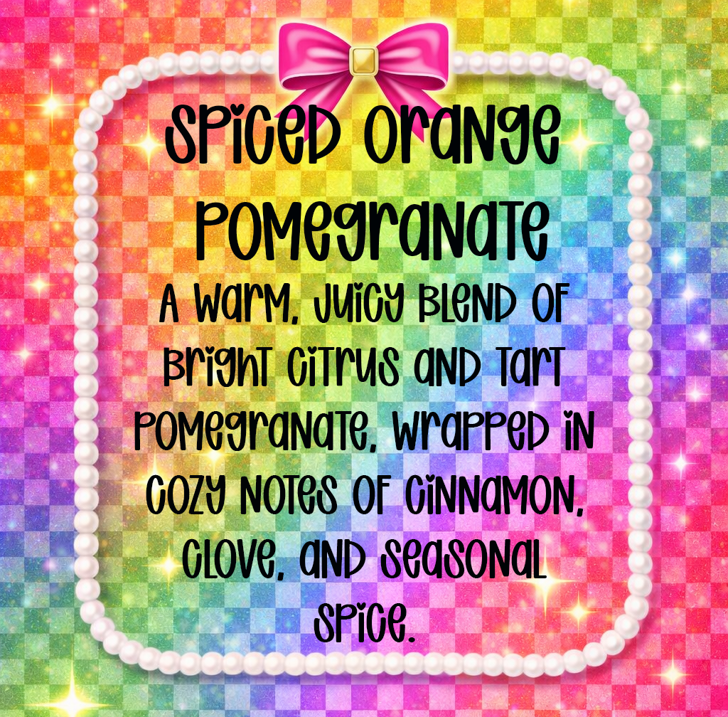 Spiced Orange Pomegranate Scented Aroma Beads