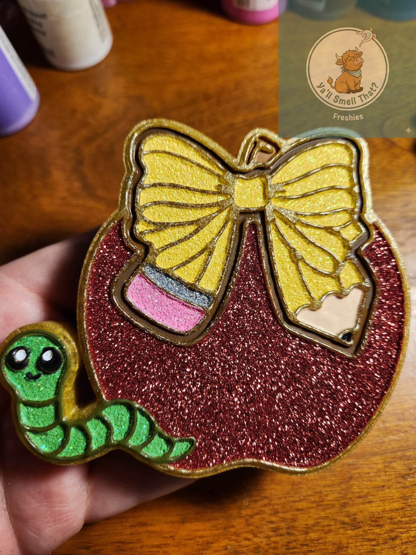 Teacher Apple Freshie Mold