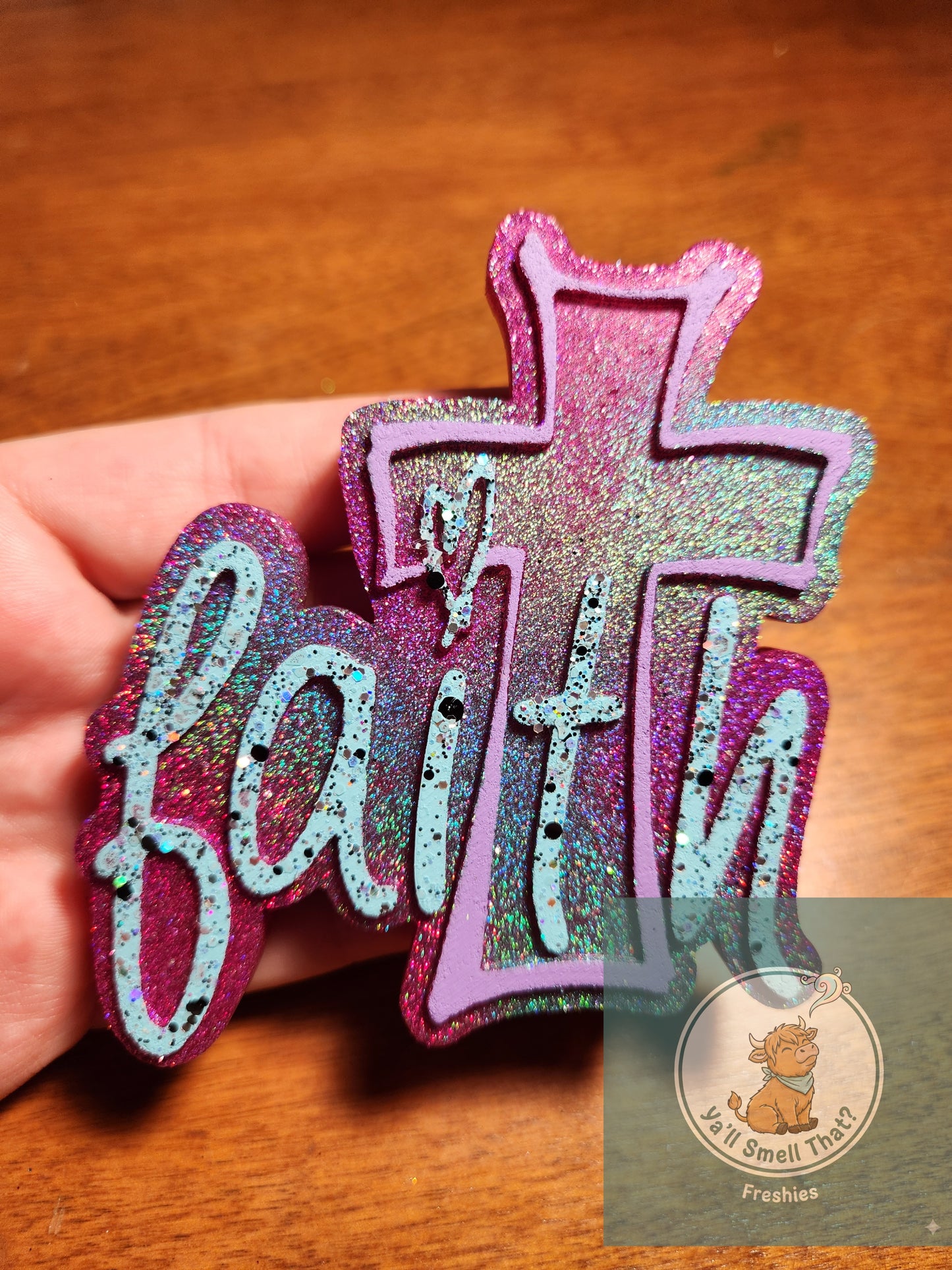Faith Cross Freshie Mold