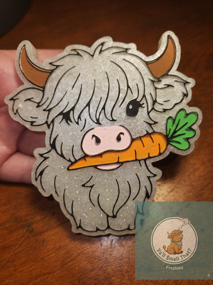 Highland with Carrot Freshie Mold