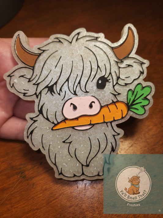 Highland with Carrot Freshie Mold