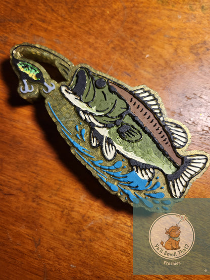 Bass Fishing Freshie Mold