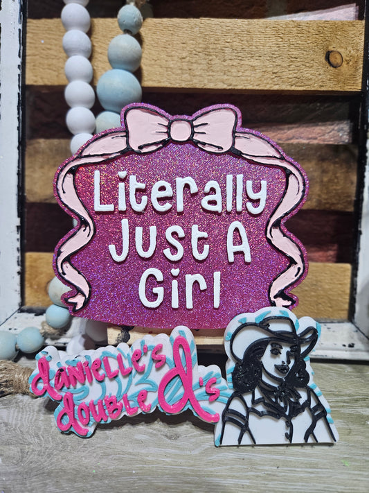 Literally Just A Girl Freshie Mold