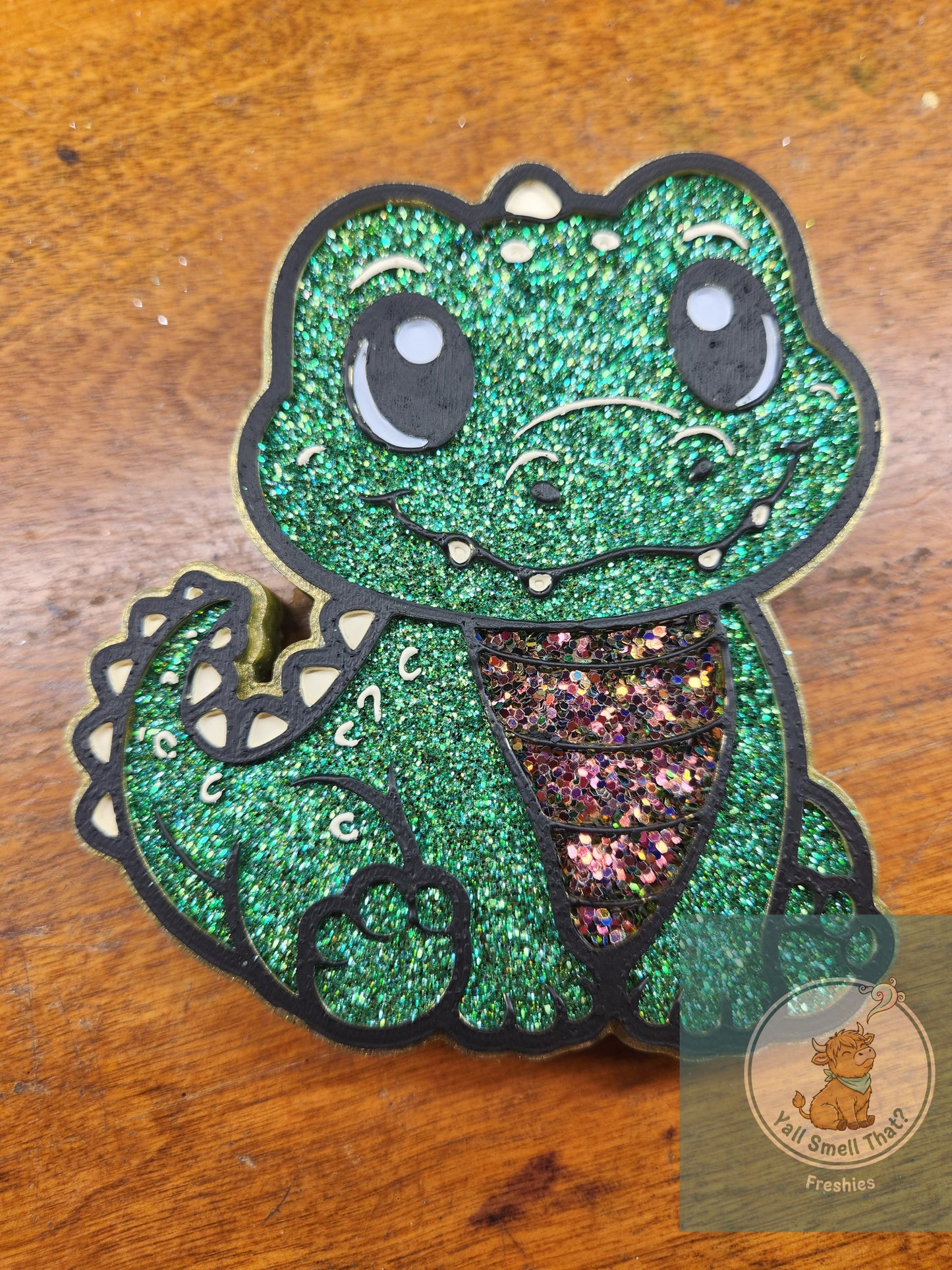 Cute Gator Freshie Mold