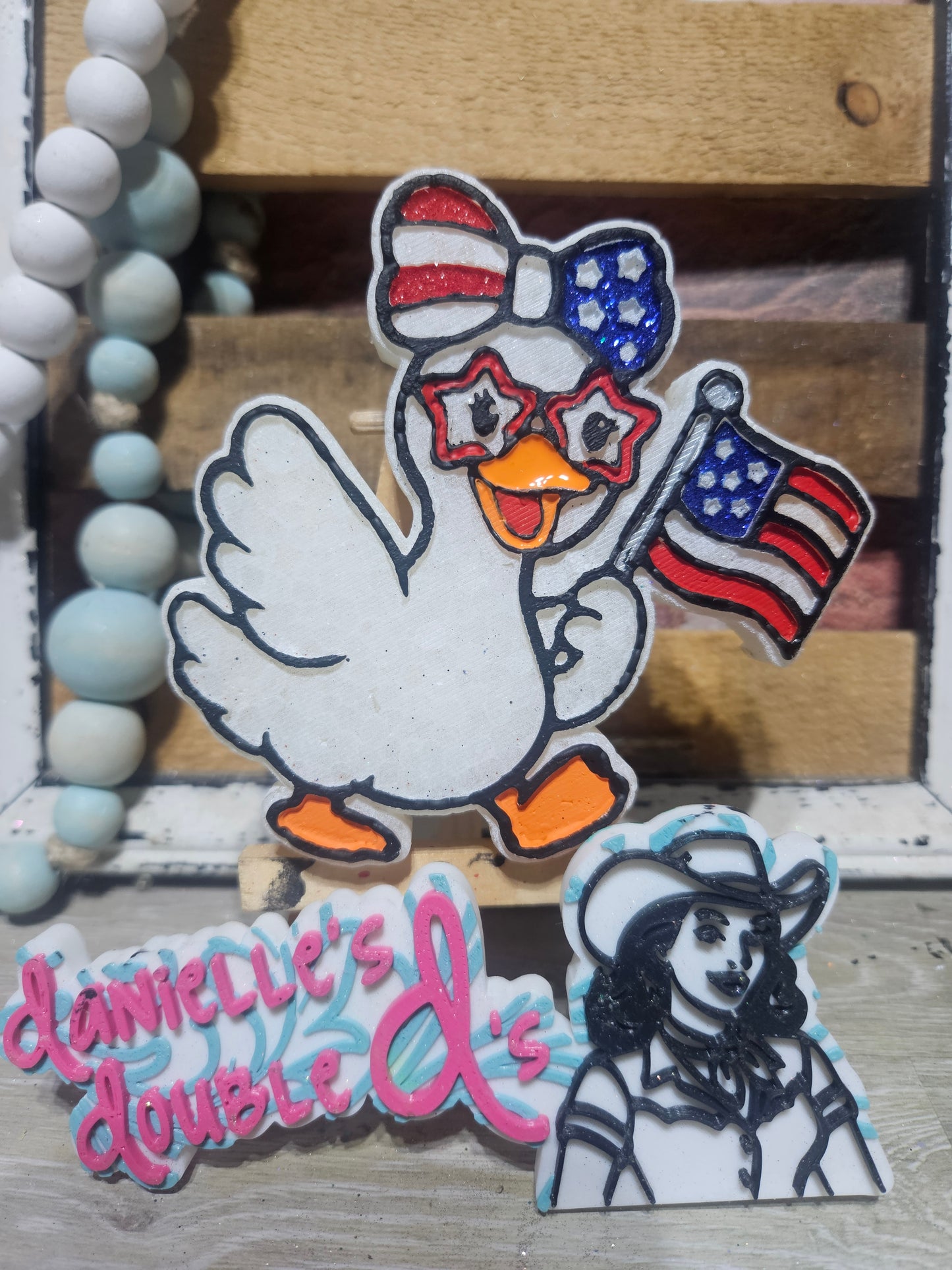 Patriotic Silly Goose Freshie Mold