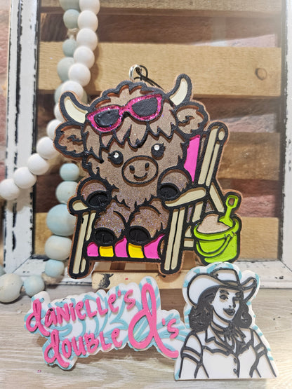 Beach Chair Highland Freshie Mold