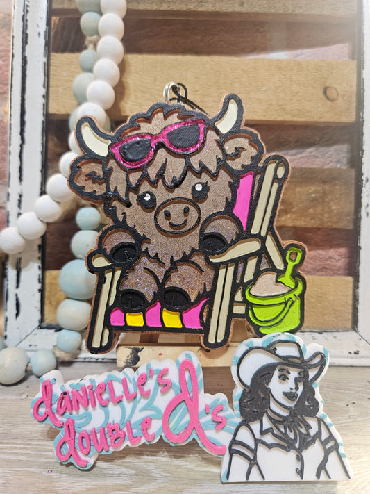 Beach Chair Highland Freshie Mold