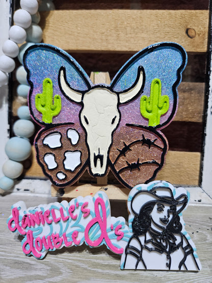 Western Bull Butterfly Freshie Mold