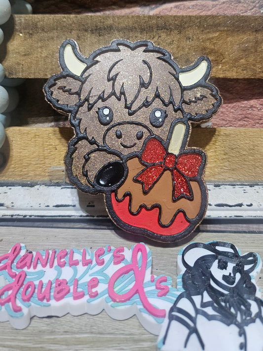Candy Apple Highland Freshie Mold