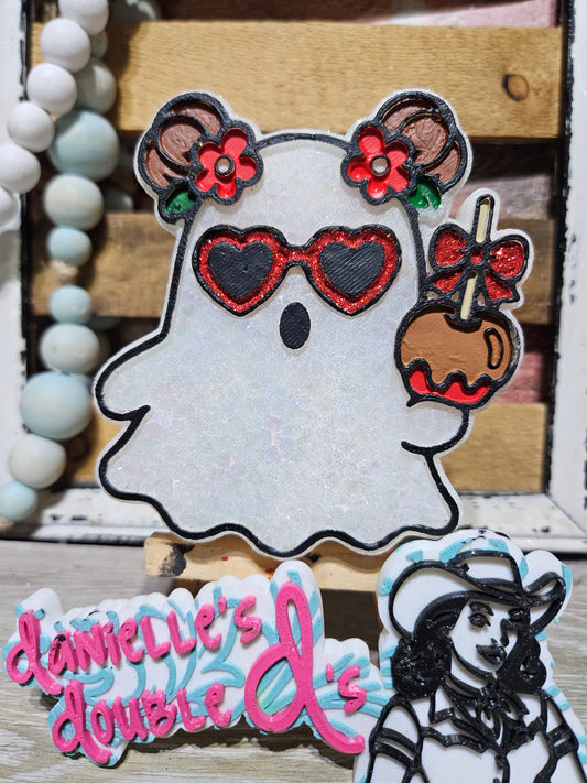 Candy Apple Ghost Freshie Mold