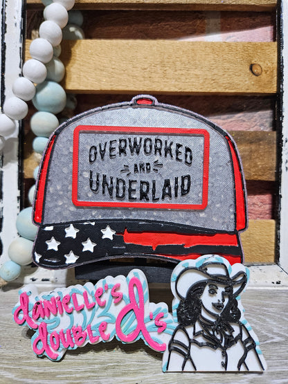 Double Insert Trucker Hat Set