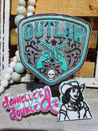 Outlaw Freshie Mold