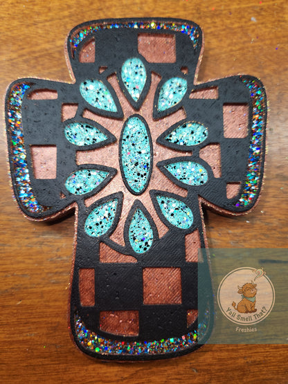 Concho Cross Freshie Mold